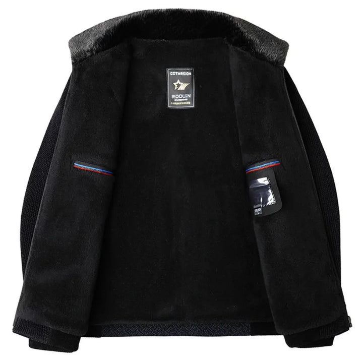 Fur-lined Collar Jacket