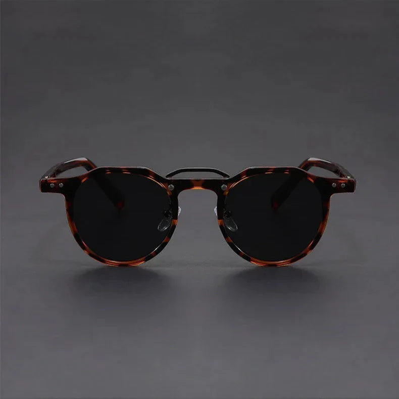 Hudson Clear Frame Retro Sunglasses