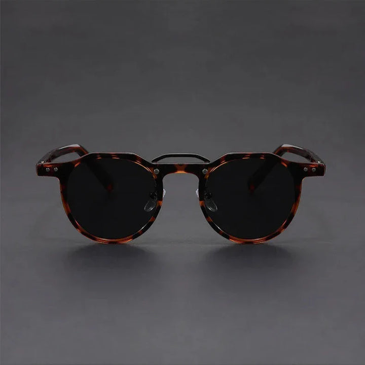 Hudson Clear Frame Retro Sunglasses