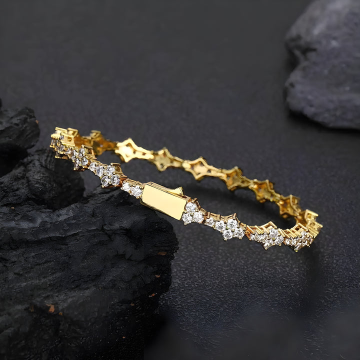 Diamond Petal Bracelet