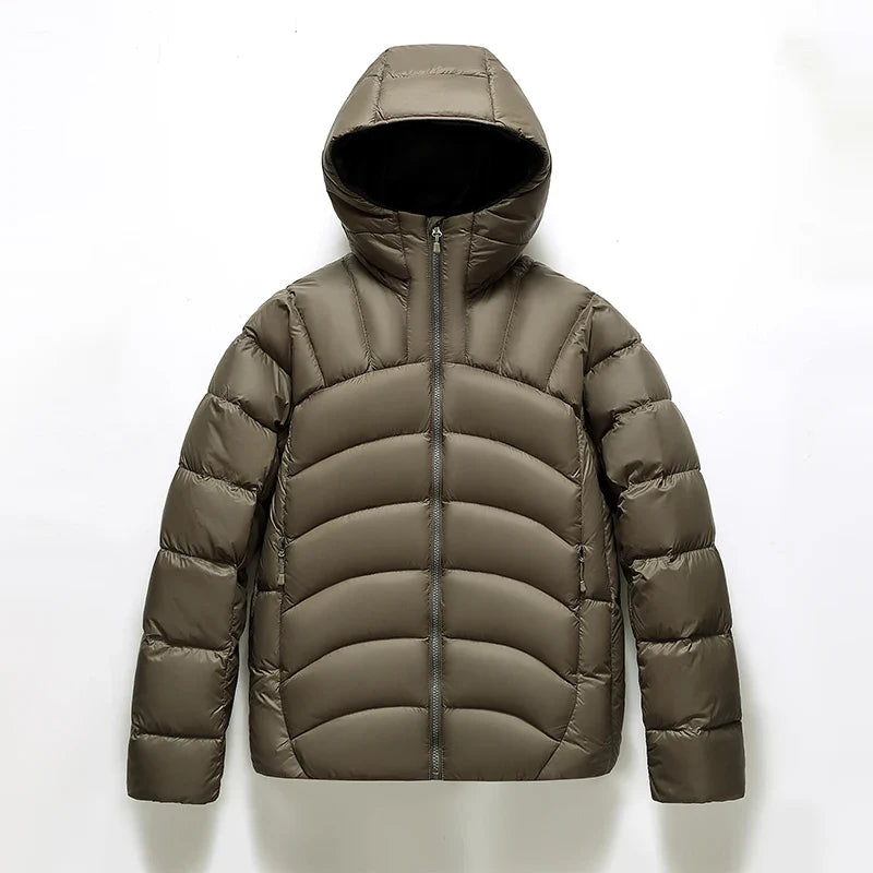 Arthur Puffer Jacket | Contoured Quilted Hooded Winter Jacket