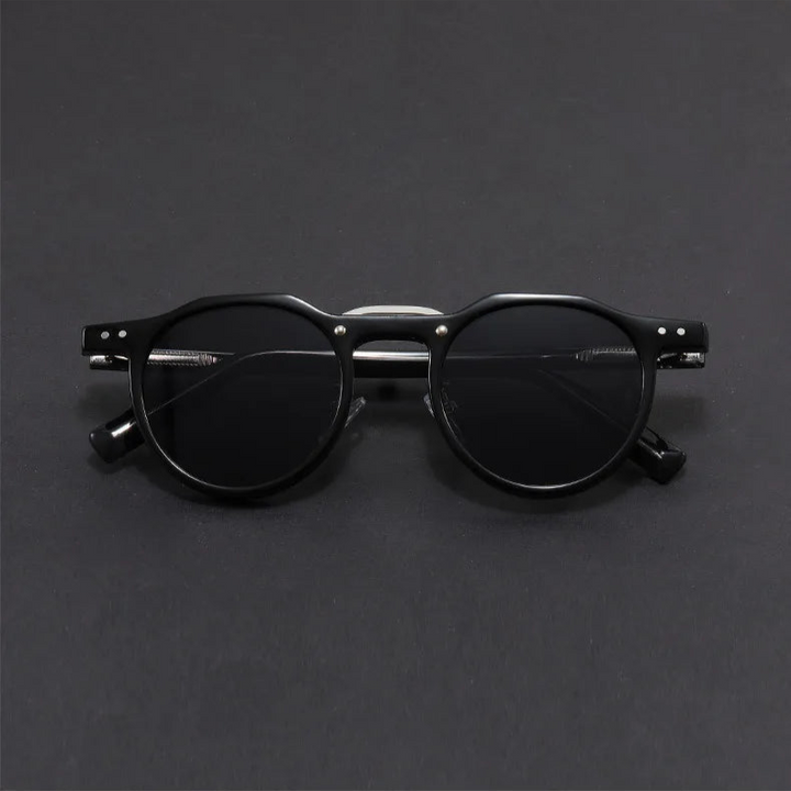 Hudson Clear Frame Retro Sunglasses
