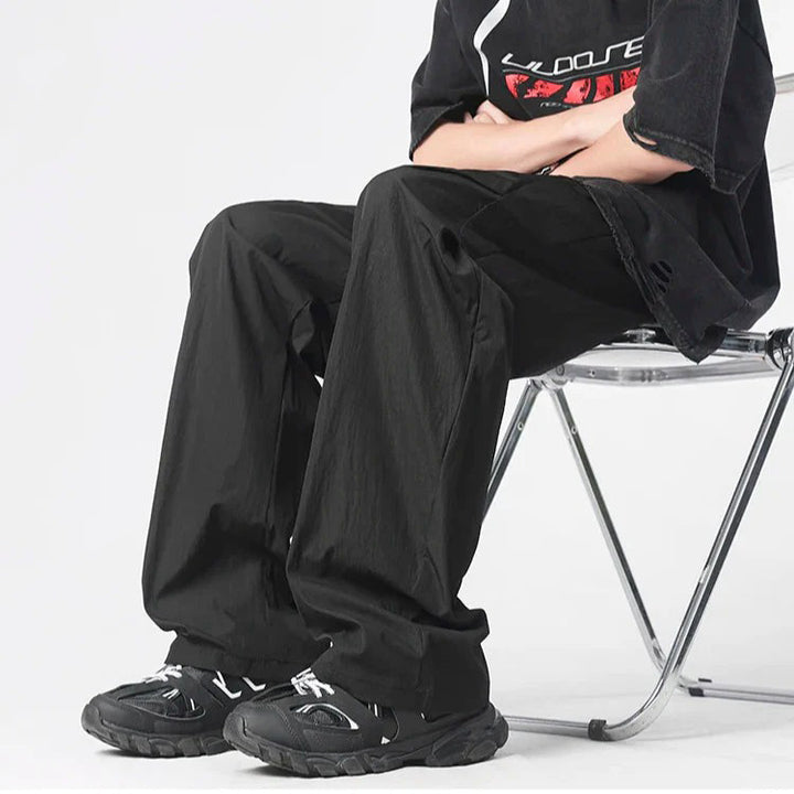 Tufted Parachute Pants