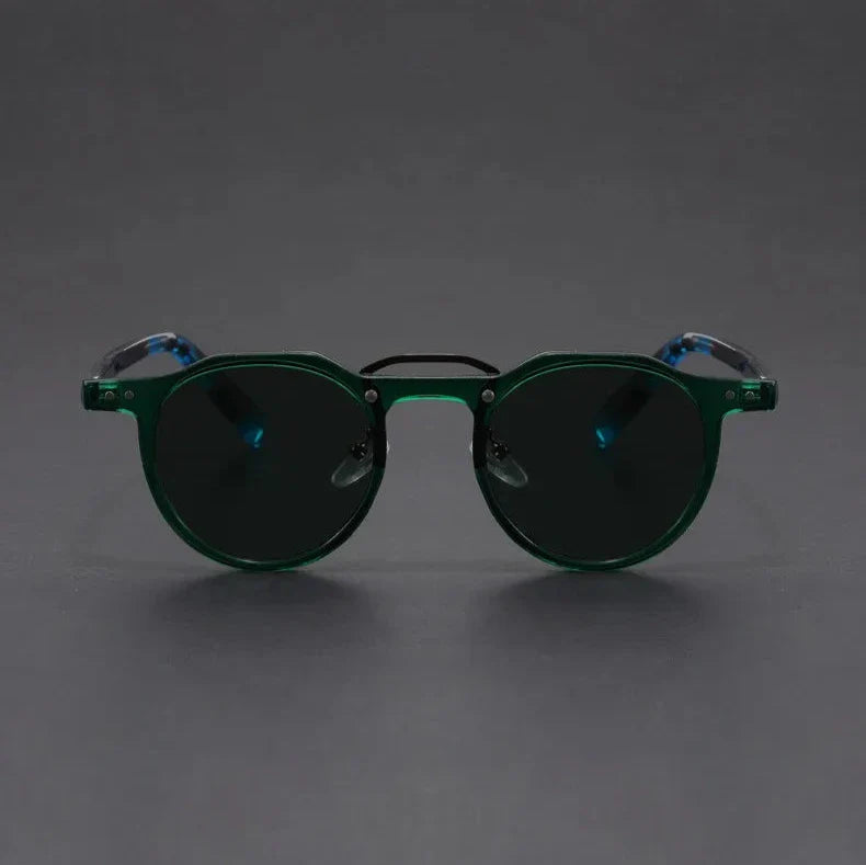 Hudson Clear Frame Retro Sunglasses
