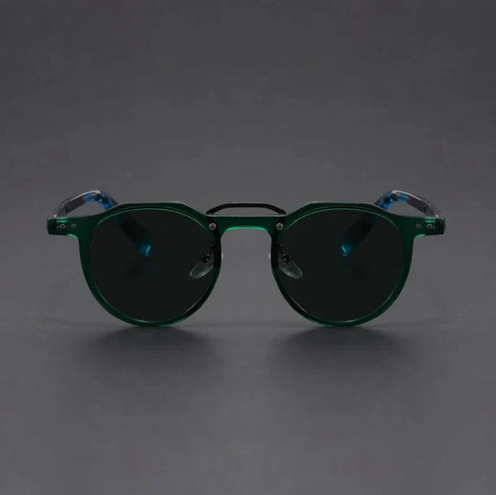 Hudson Clear Frame Retro Sunglasses