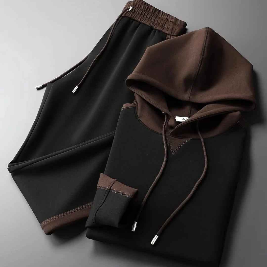 Freddie Two-Piece Set | Colorblock Drawstring Men's Tracksuit