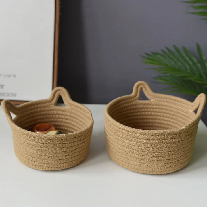 Purrfect Cat Desk Organizer | Adorable Cat-Ear Desktop Storage