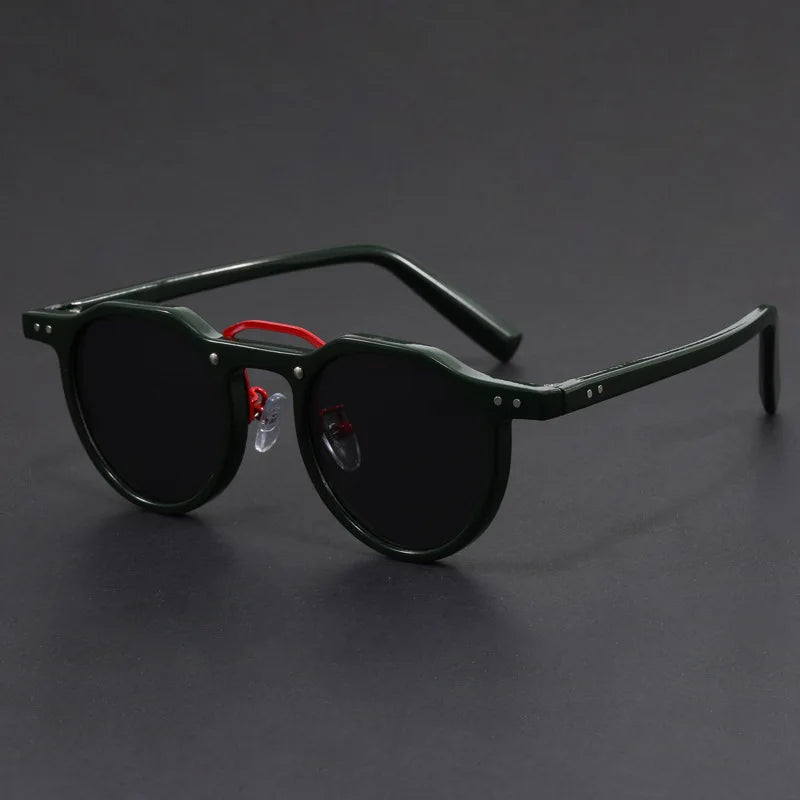 Hudson Clear Frame Retro Sunglasses
