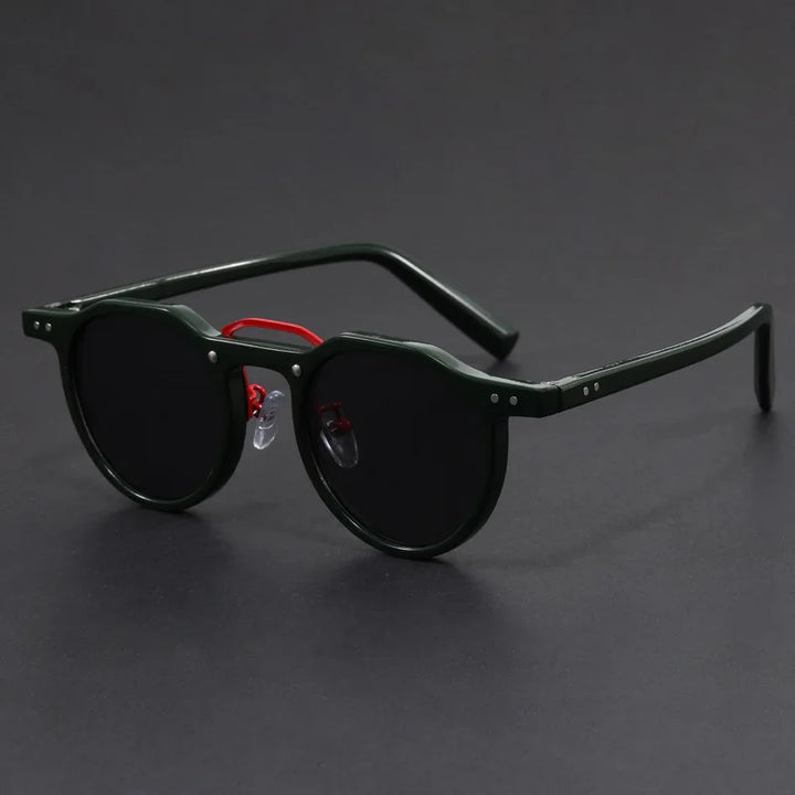 Hudson Clear Frame Retro Sunglasses