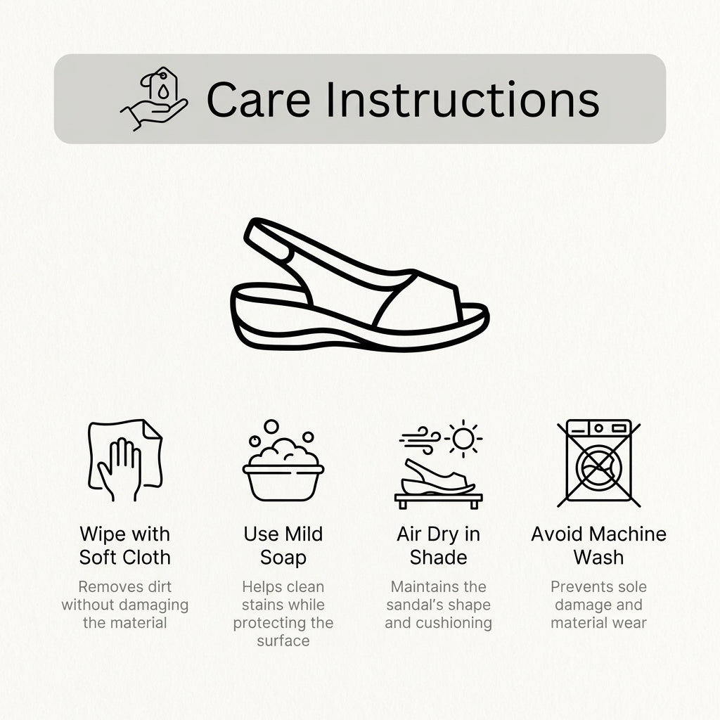 Orthopedic Slide Sandals with Cushioned Support