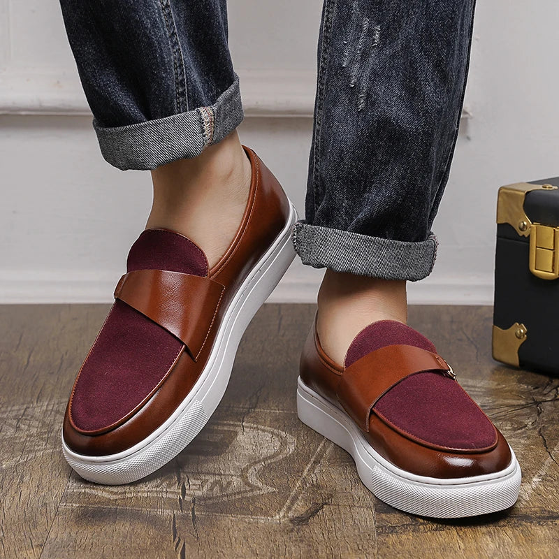 Arthur Loafer Sneaker | Horsebit Detail Two-Tone Loafer Sneaker