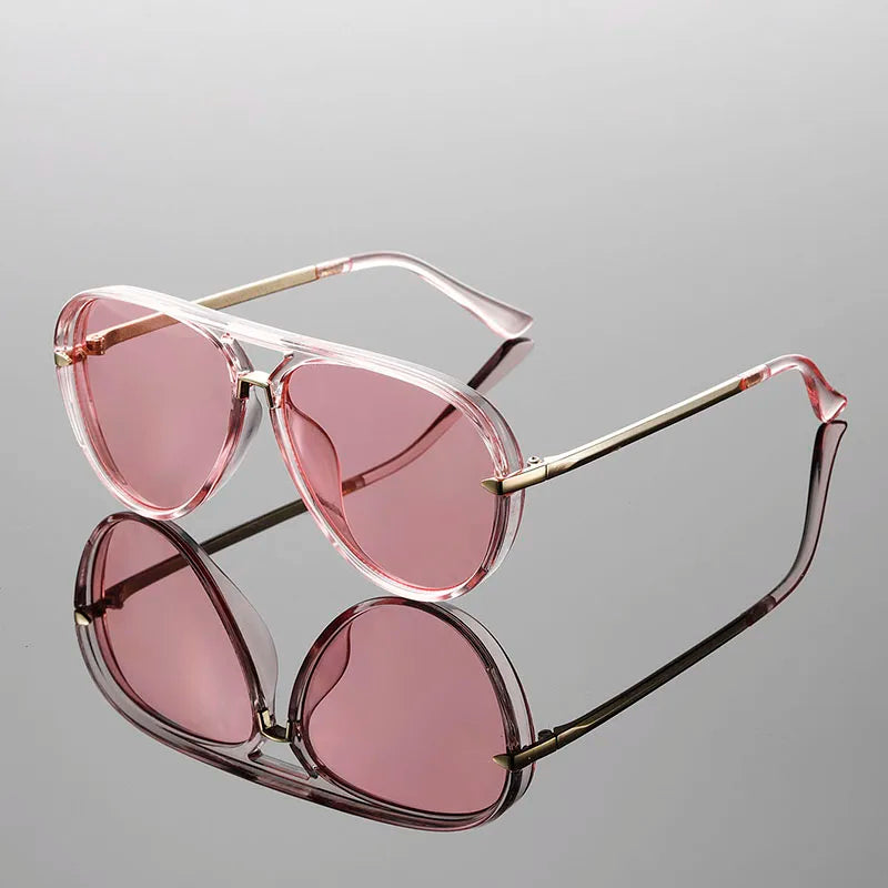 Sienna Vale Oversized Aviator Sunglasses