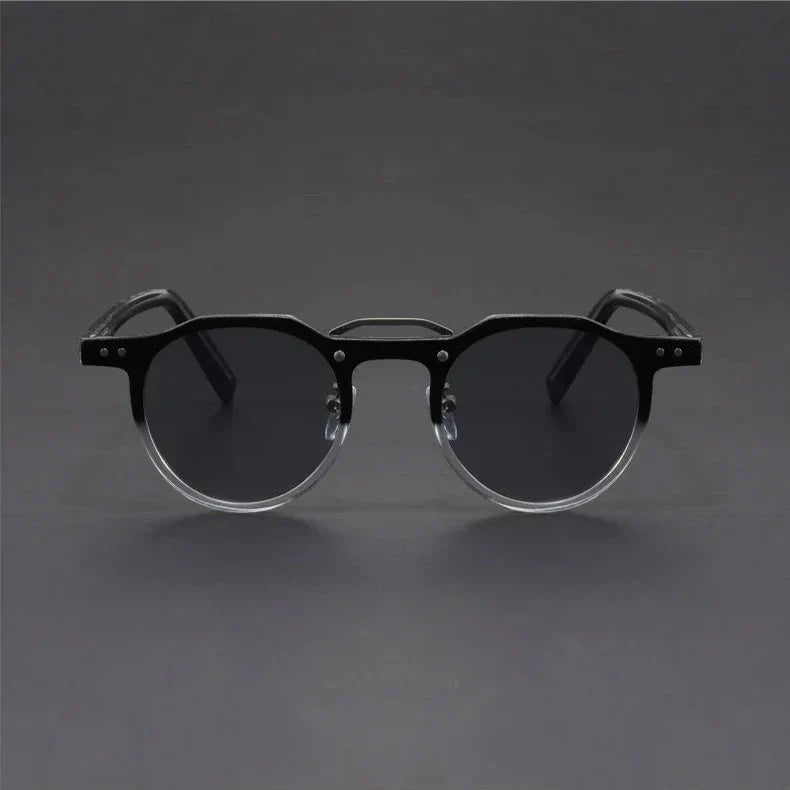 Hudson Clear Frame Retro Sunglasses