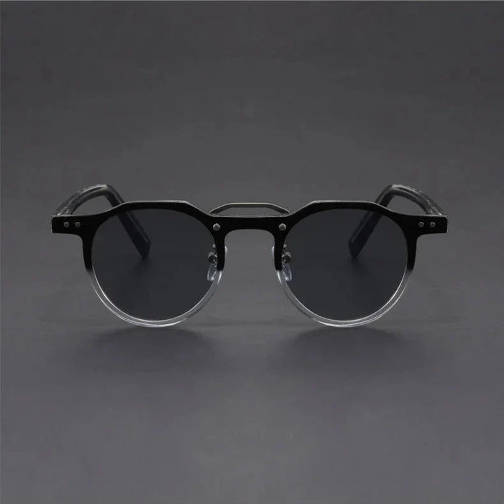 Hudson Clear Frame Retro Sunglasses