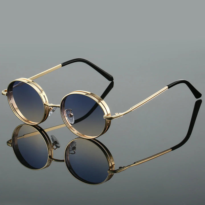 Celeste Vintage Round Sunglasses