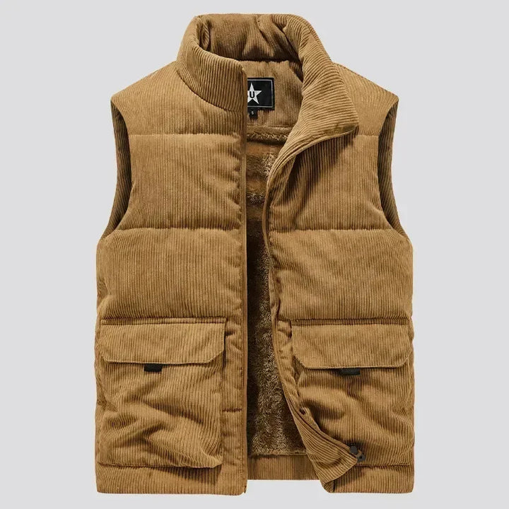 Corduroy Ribbed Vest