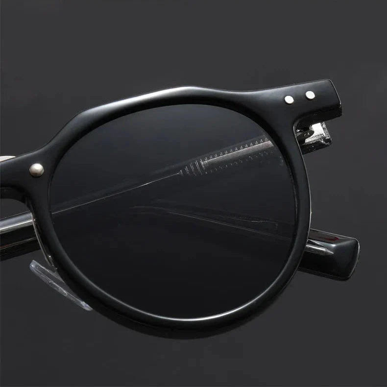 Hudson Clear Frame Retro Sunglasses