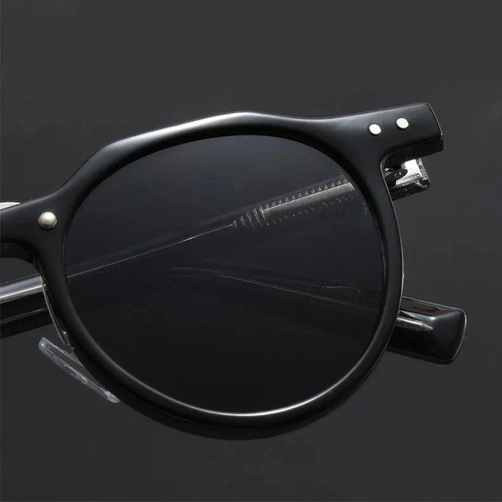 Hudson Clear Frame Retro Sunglasses