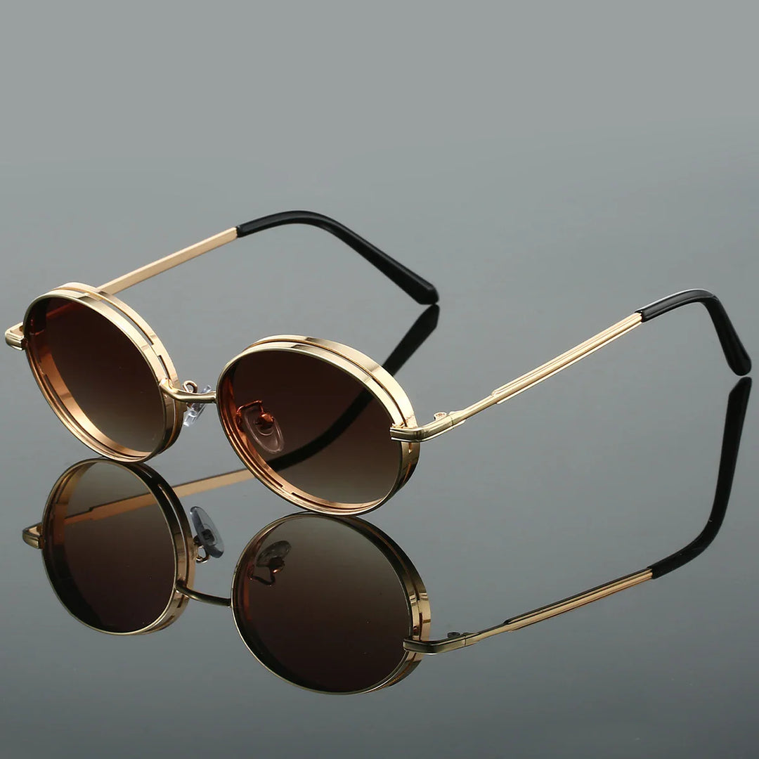 Celeste Vintage Round Sunglasses
