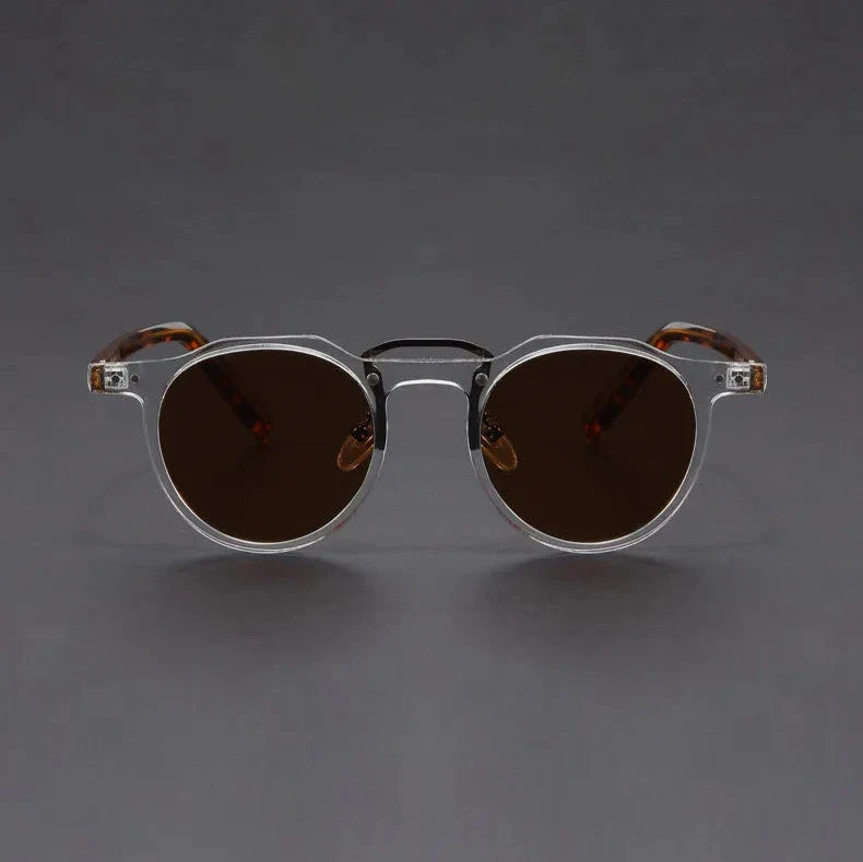 Hudson Clear Frame Retro Sunglasses
