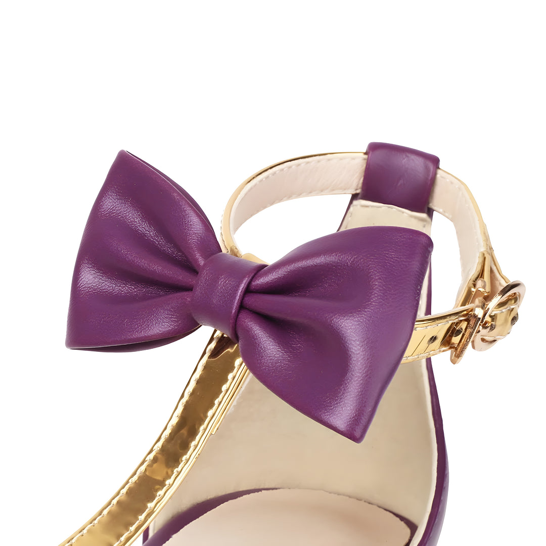 Gisele Bow-Strap Stilettos