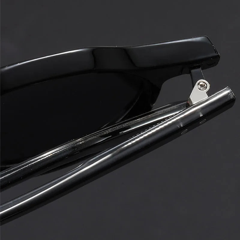 Hudson Clear Frame Retro Sunglasses