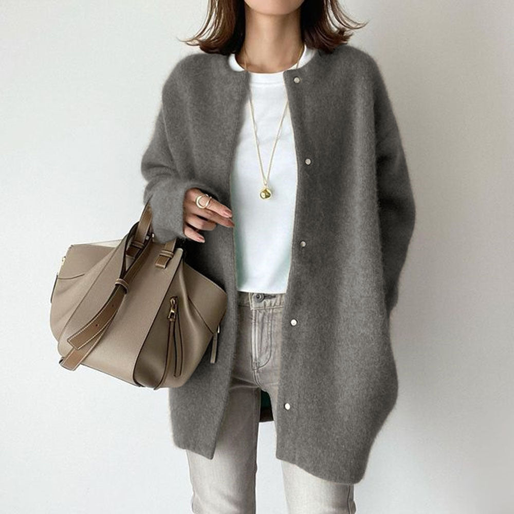 Sofia Coatigan | Relaxed Fit Button Front Coatigan