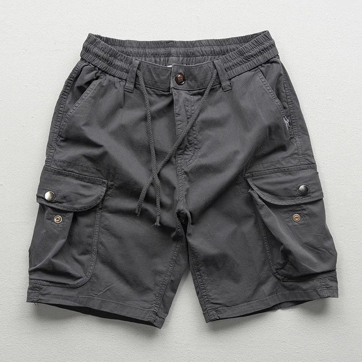 Theodore Relaxed-Fit Woven Cargo Shorts with Utility Pockets