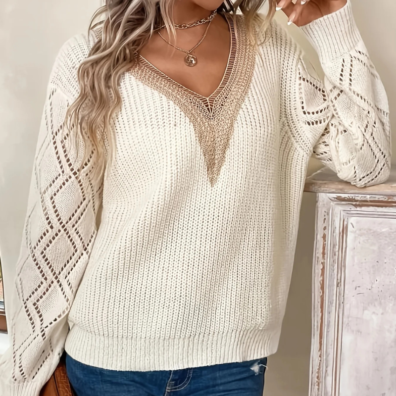 Crochet Lace Sweater