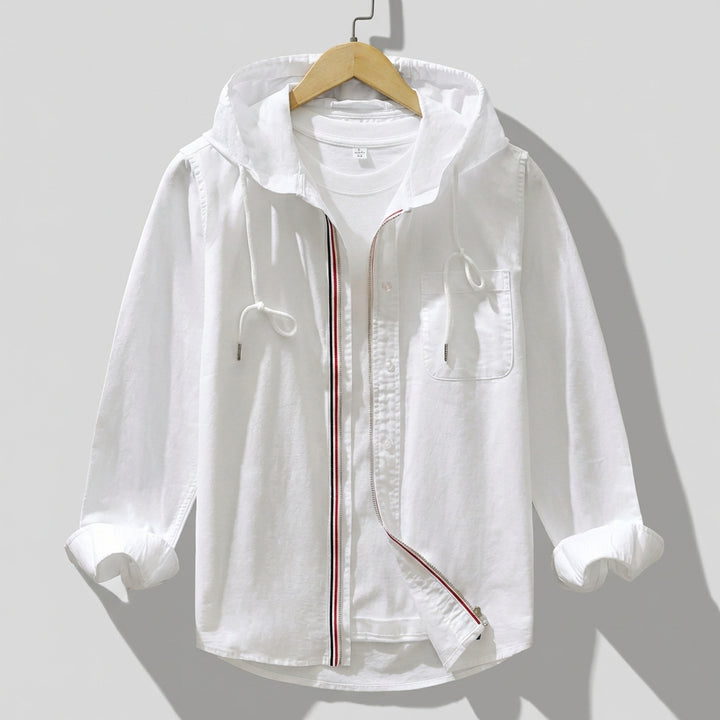 Lightweight Hooded Zip Jacket with Relaxed Everyday Fit
