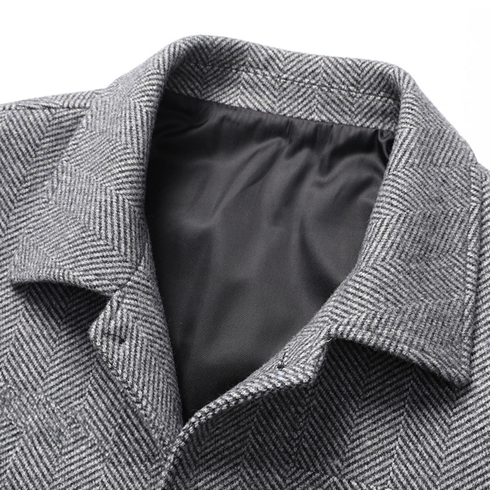 Joshua Regular Fit Chore Coat | Collared Button Front Coat