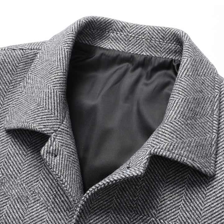 Joshua Regular Fit Chore Coat | Collared Button Front Coat