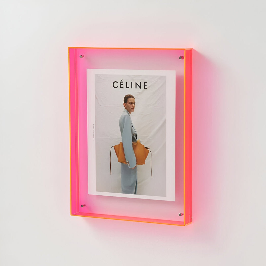 Modern Acrylic Picture Frame With Transparent Design