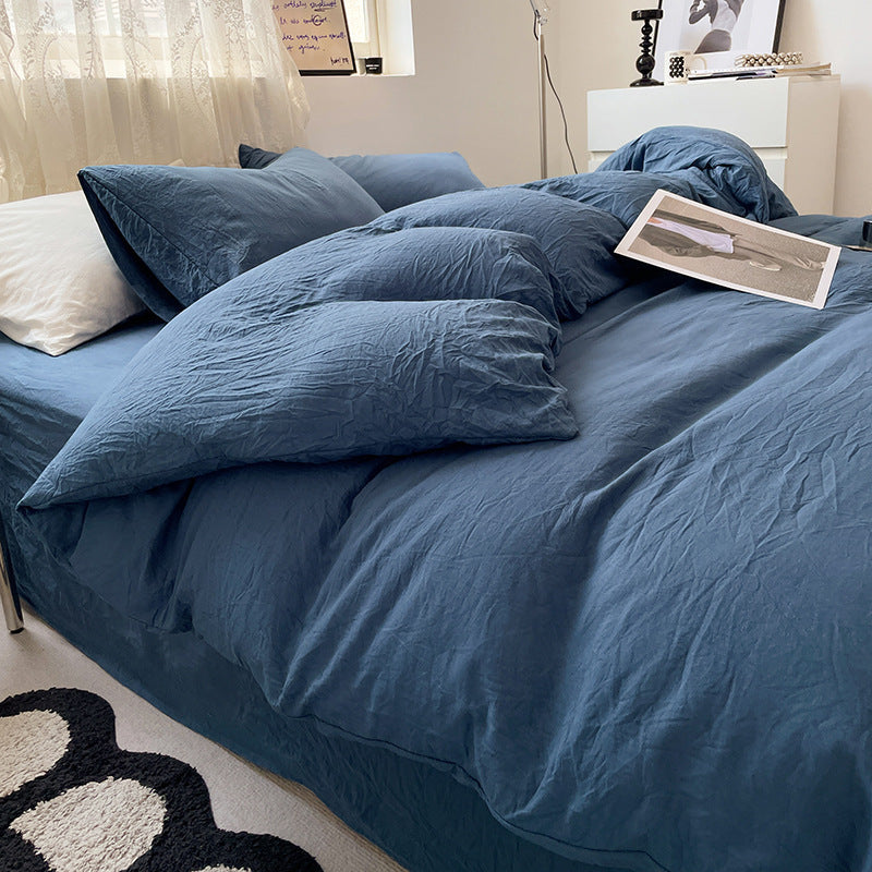 Minimalist Washed Cotton Bedding Set
