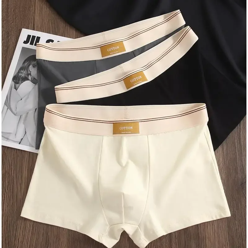 Noah Fitted Boxer Briefs Three-Piece Set | Solid Short Boxer Briefs