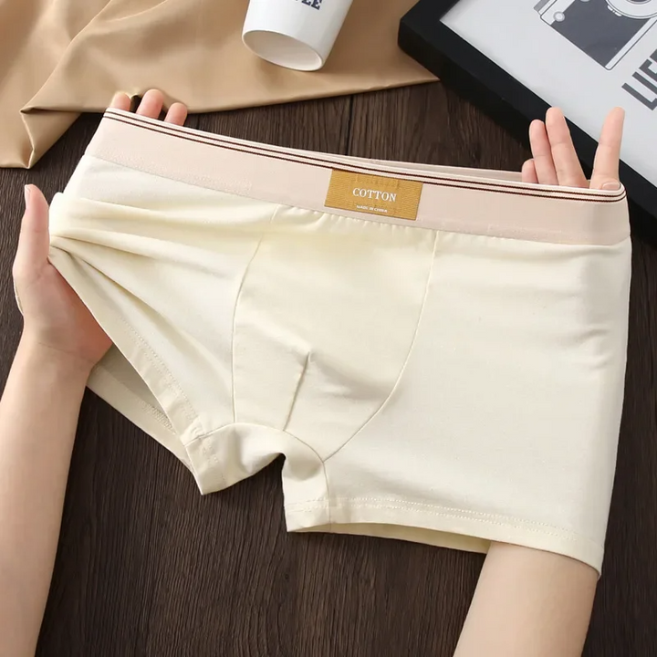 Noah Fitted Boxer Briefs Three-Piece Set | Solid Short Boxer Briefs