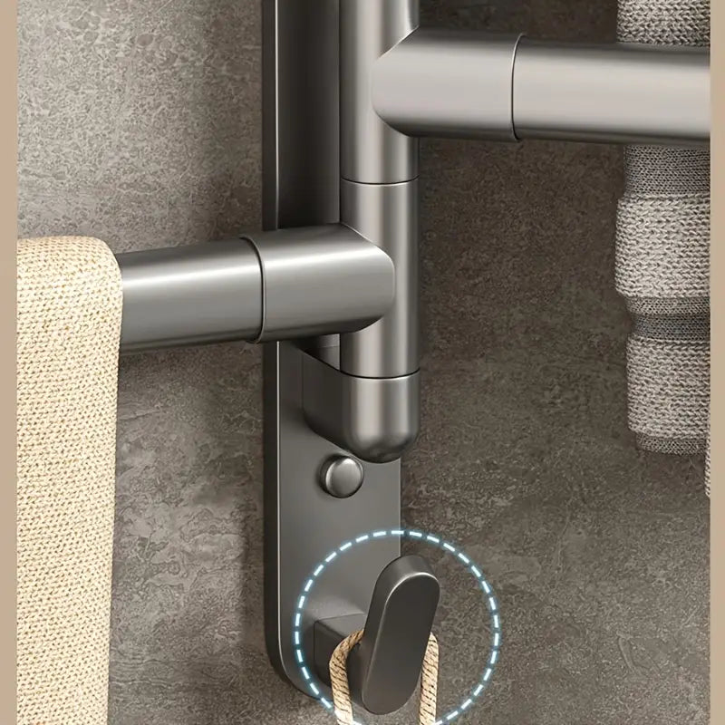 Modern Swivel Towel Rack With Three Arms