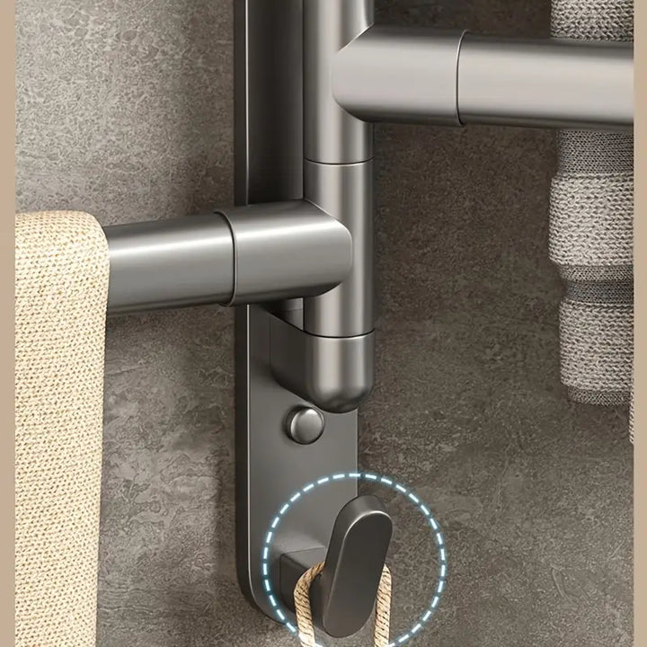 Modern Swivel Towel Rack With Three Arms