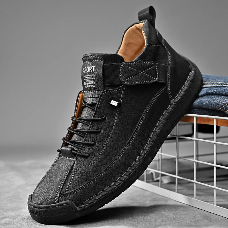Jack Comfort Fit Casual Shoes | Solid Lace-Up Casual Shoes