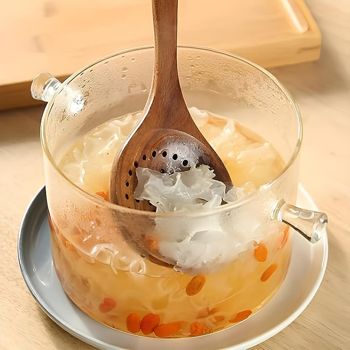 Minimalist Wooden Utensil Set with Ergonomic Handles